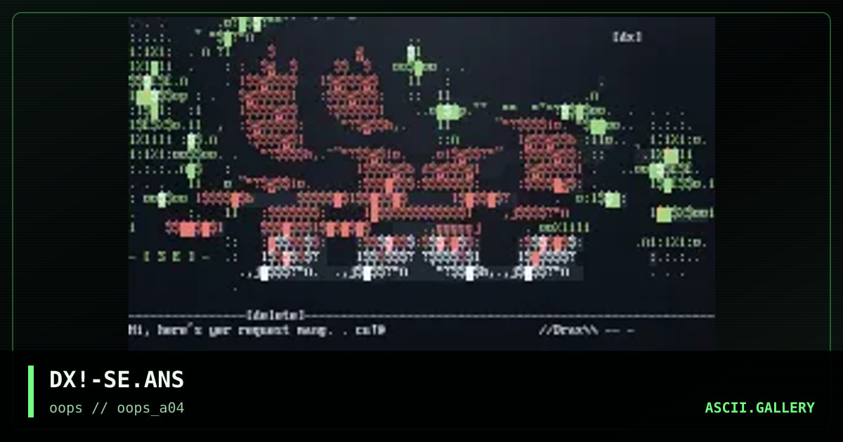 DX!-SE.ANS, by drax, 1997