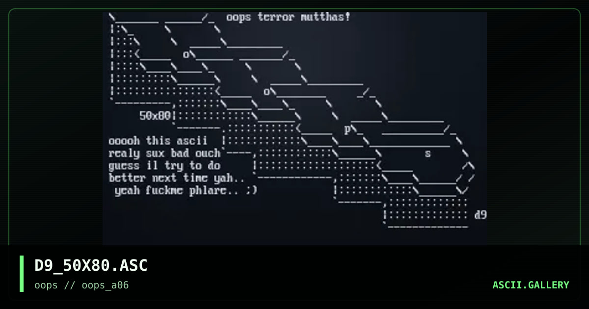D9_50X80.ASC, by delta 9, 1997
