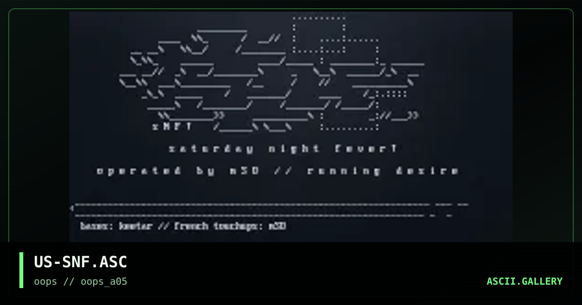saturday night fever, by mso, keetar, 1997