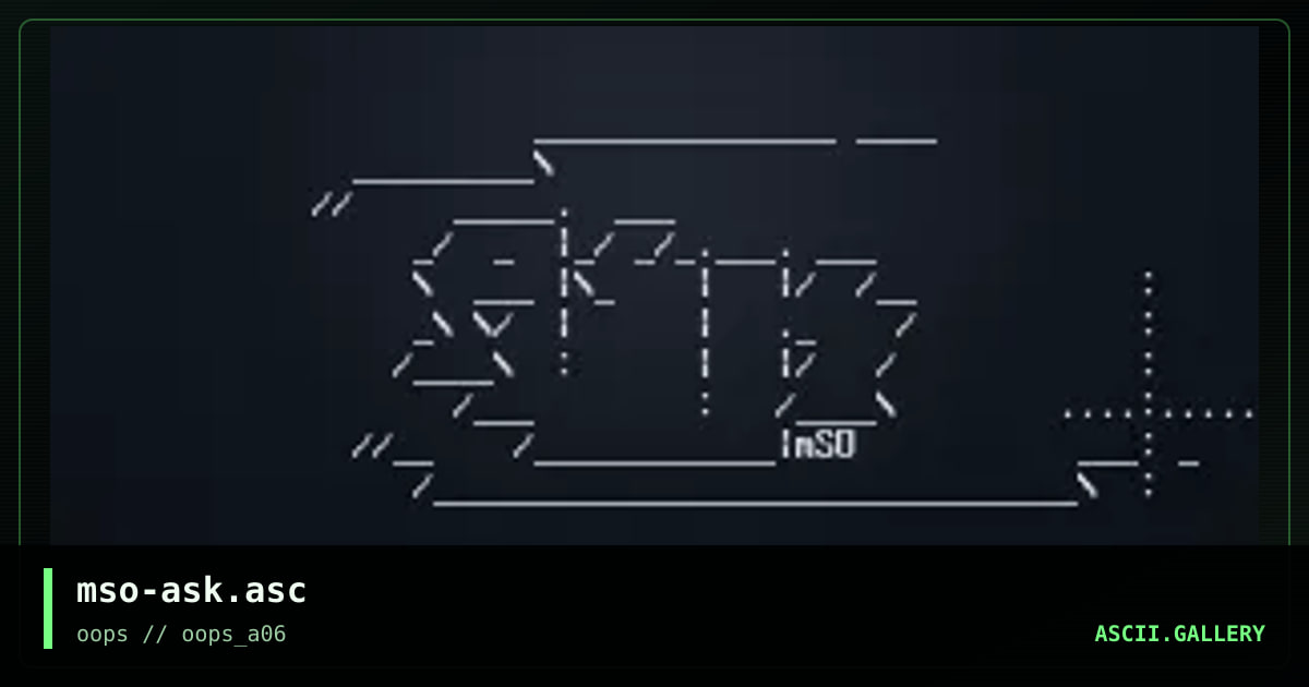 mso-ask.asc, by mso, 1997