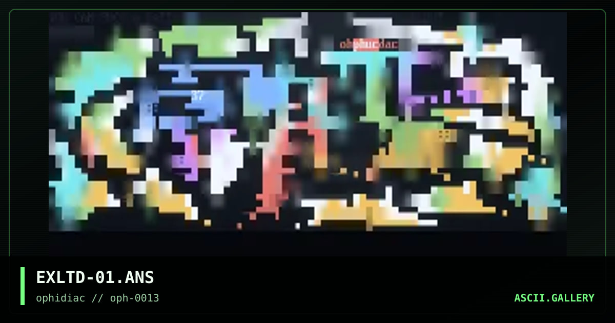 ▀▄▄█▀▀▄▄░          ▀▀▀░▐▀, by exulted, 1996