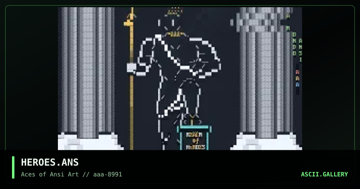 HEROES.ANS, by mondoman, 1991
