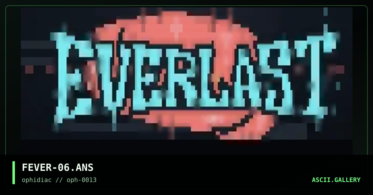 █▌         ▀  ▀██████▓▓░, by fever, 1996
