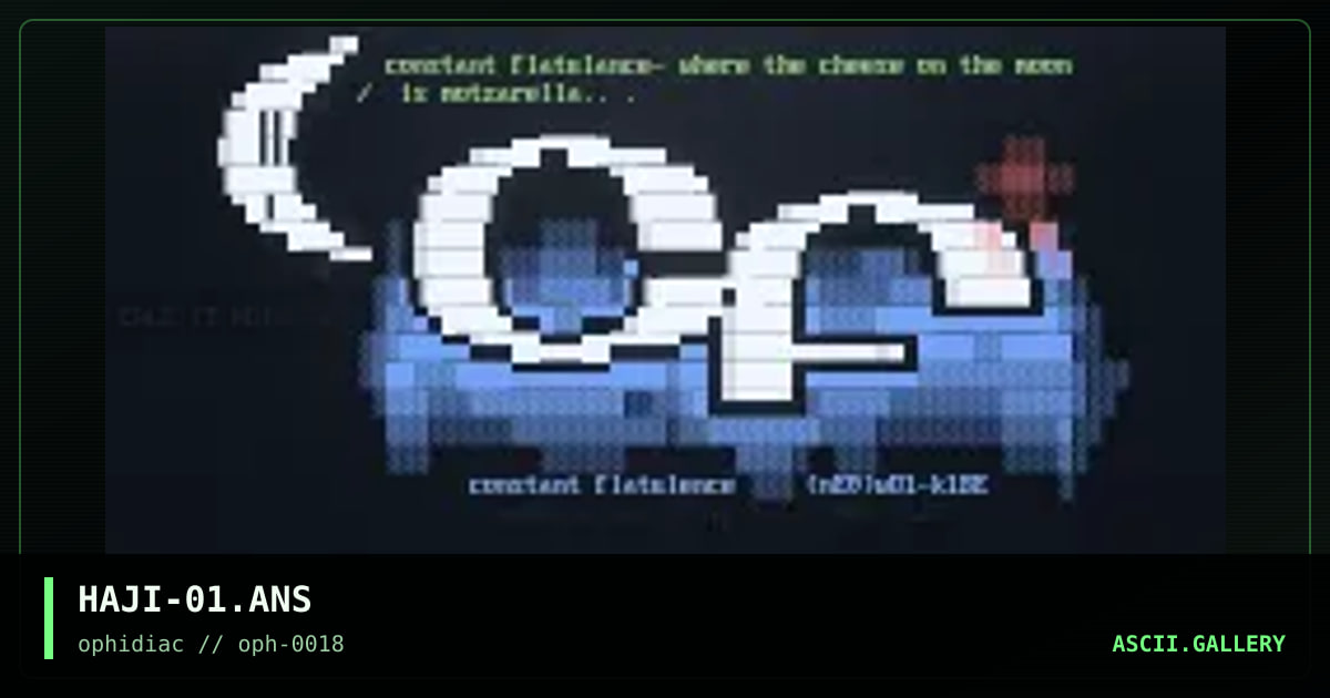 ▀█▓▓█▄▄▄         ░ ▀ ▀  ■▀░▐██▄, by haji, 1996