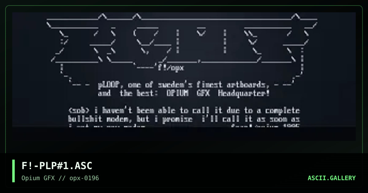 Ploop #1, by fear, 1996