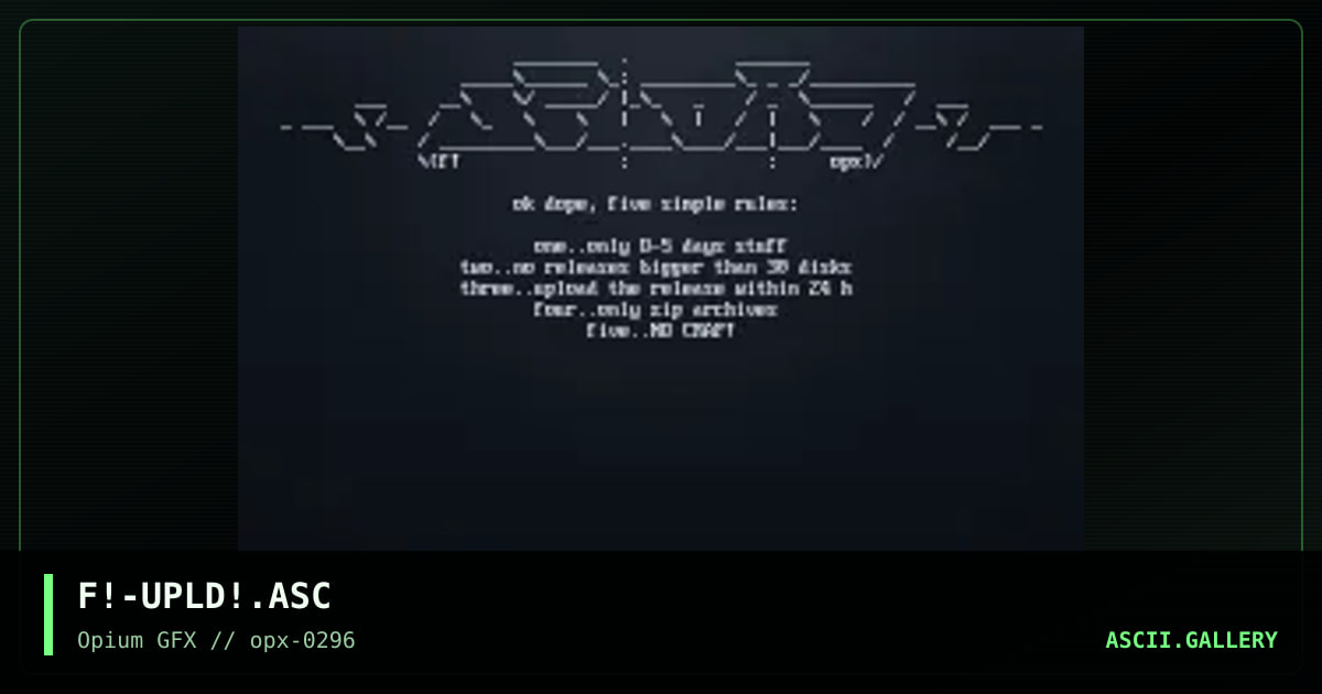 Upload, by fear, 1996