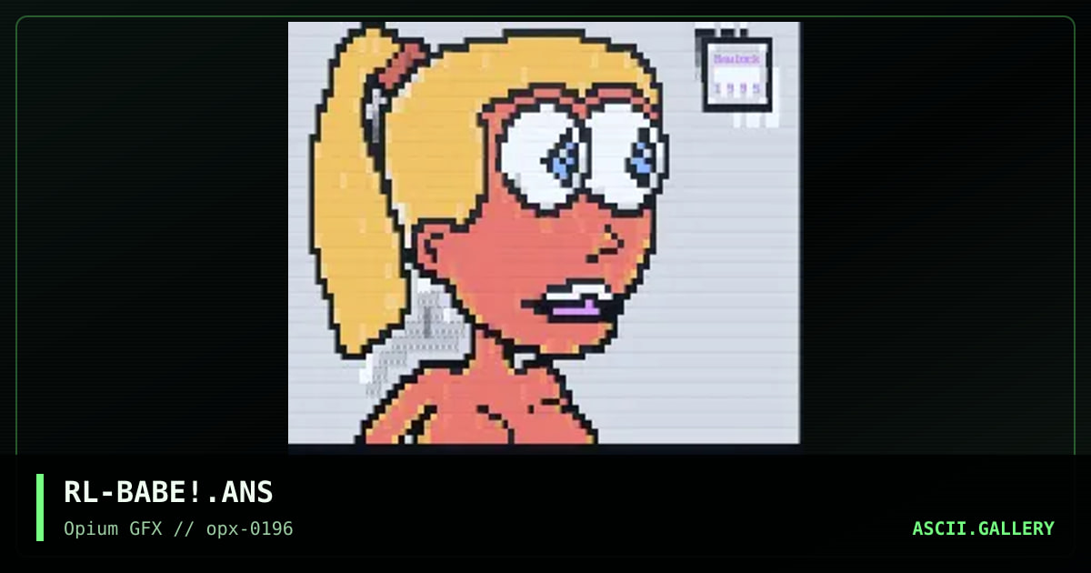 Beach Babe, by rawlock, 1996