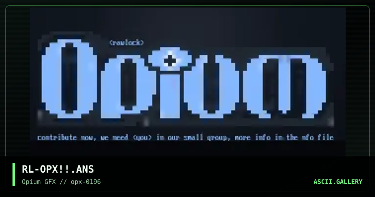 Contribute NOW!!, by rawlock, 1996