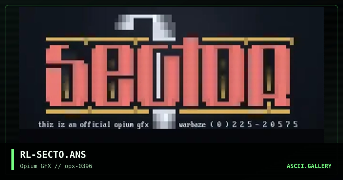 Sector Seven, by rawlock, 1996