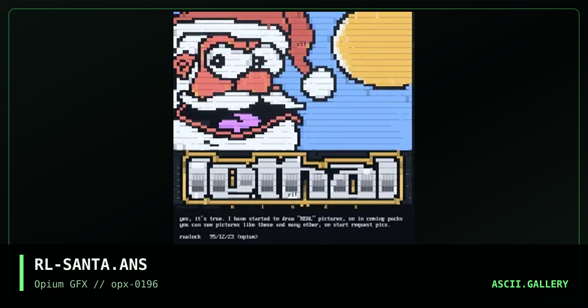 Santa Claus, by rawlock, 1996