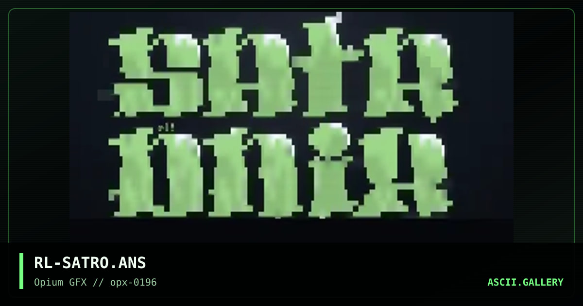 Satronix, by rawlock, 1996