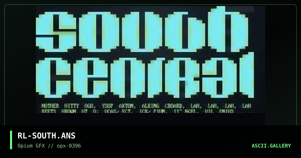 South Central, by rawlock, 1996