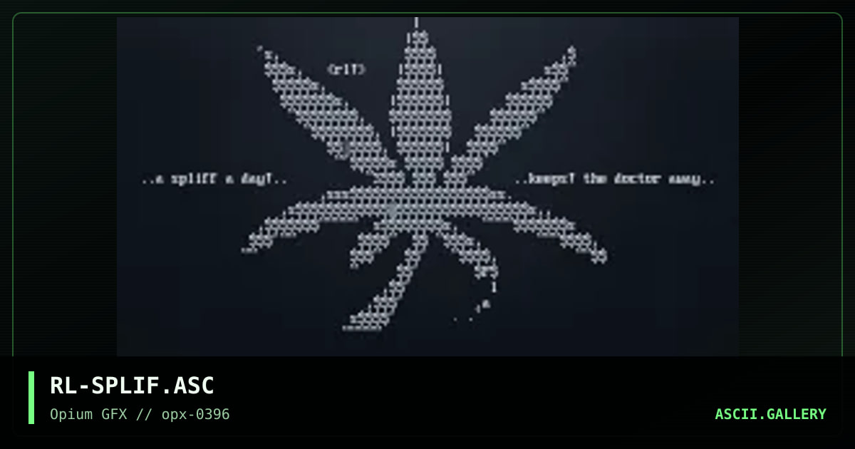 A spliff a day..., by rawlock, 1996