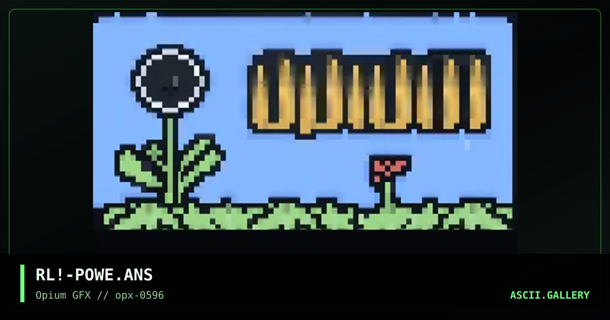 Flower Power, by rawlock, 1996