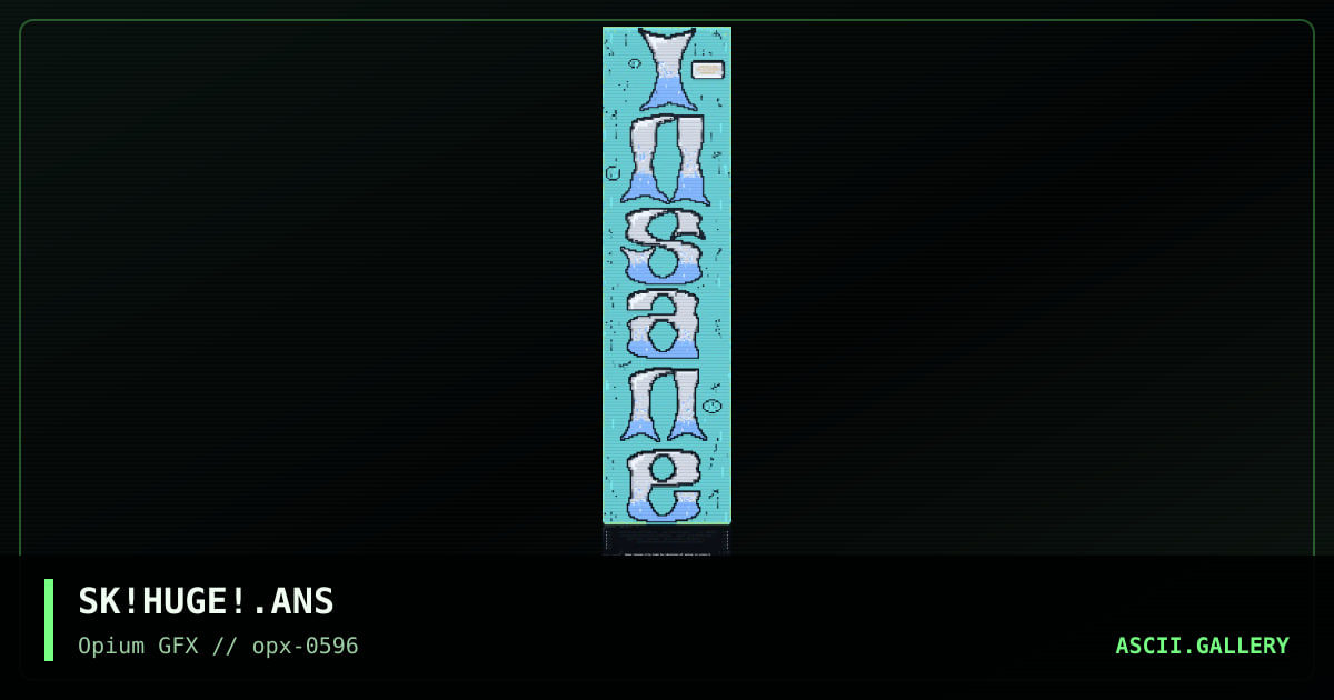 Huge Logo, by skeleton, 1996