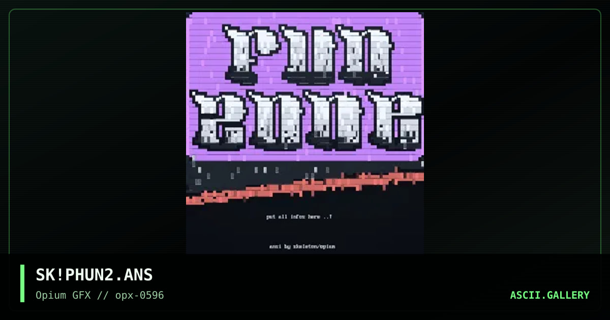 Funzone Logo!, by skeleton, 1996