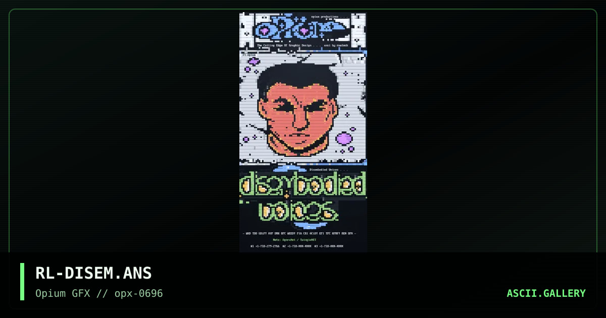 Disembodied Voices, by rawlock, 1996