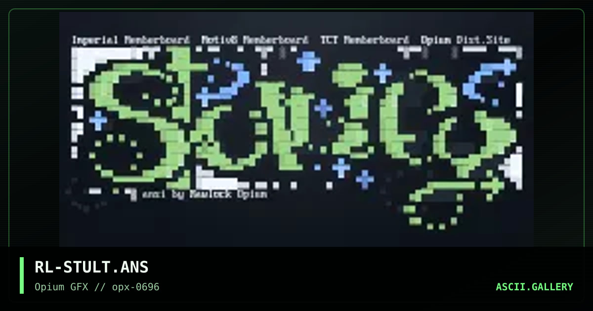 Stultify, by rawlock, 1996