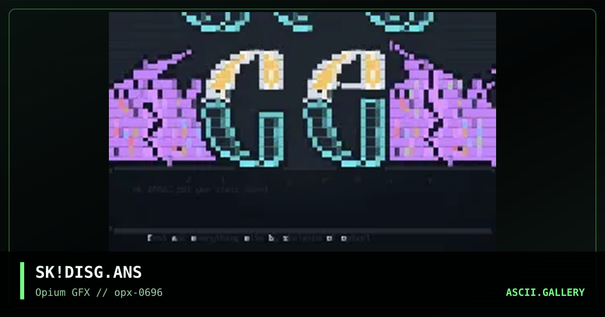 disgroce!, by skeleton, 1996