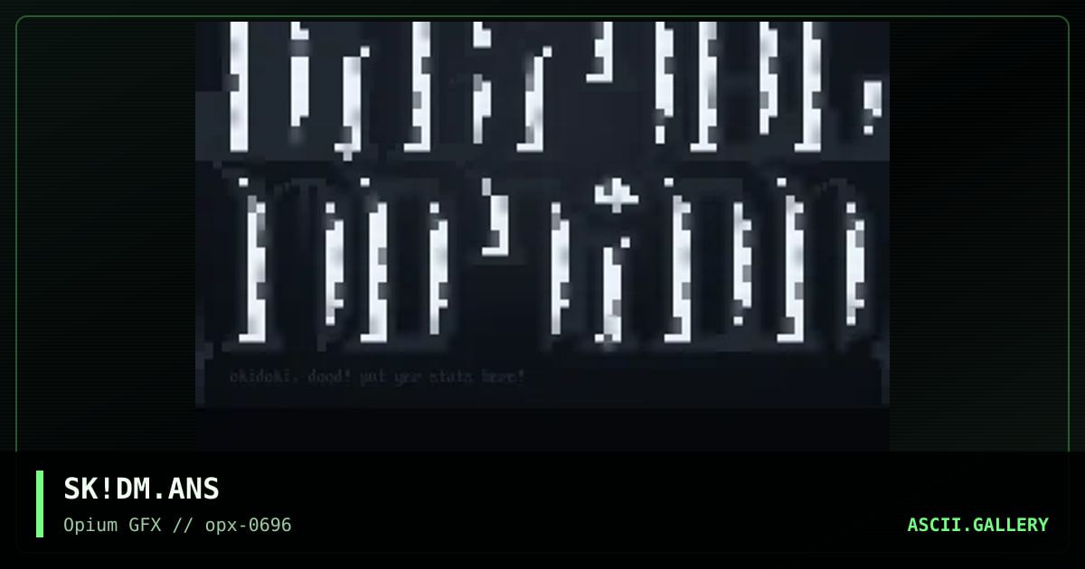 digital motion!, by skeleton, 1996
