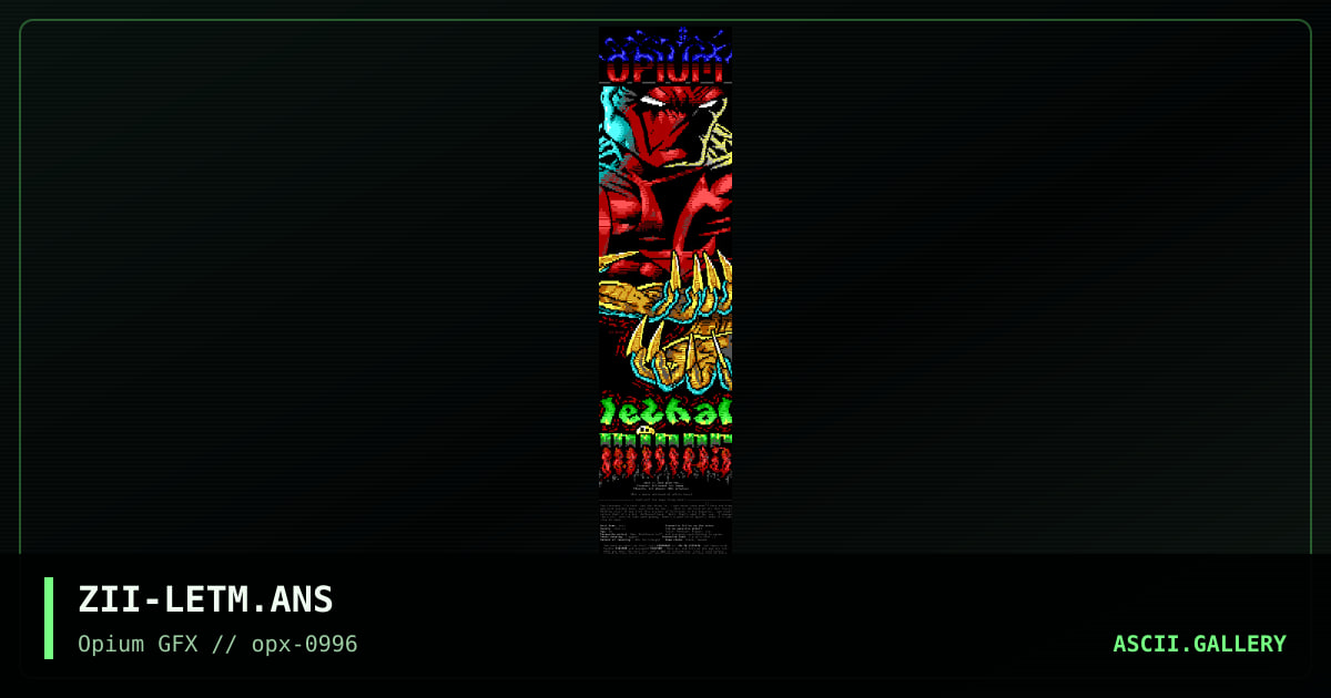 Lethal Minds, by zeus ii, 1996