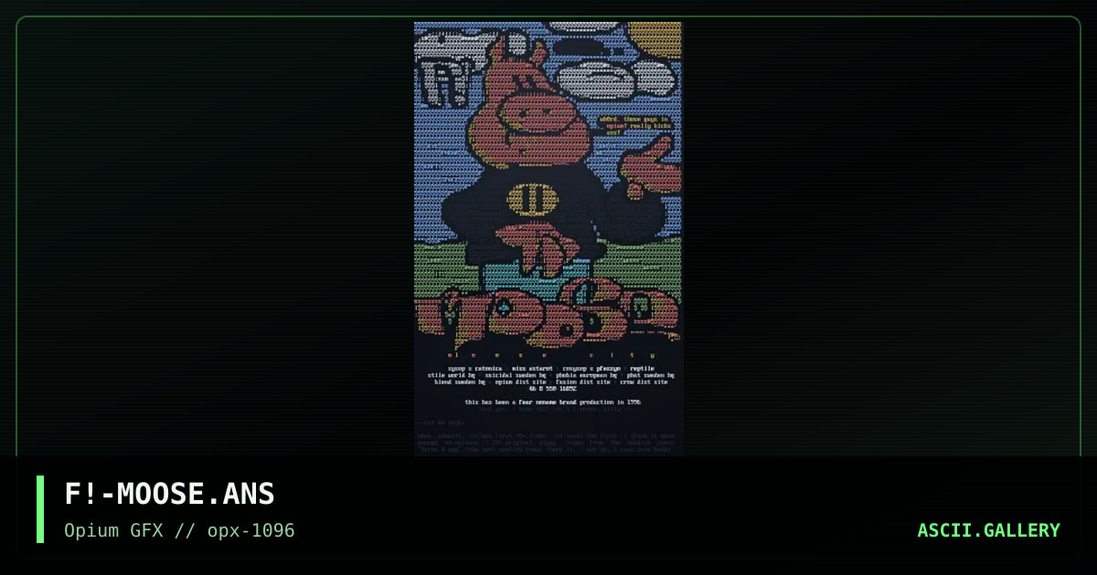 50lines piggy. yessir., by fear, 1996