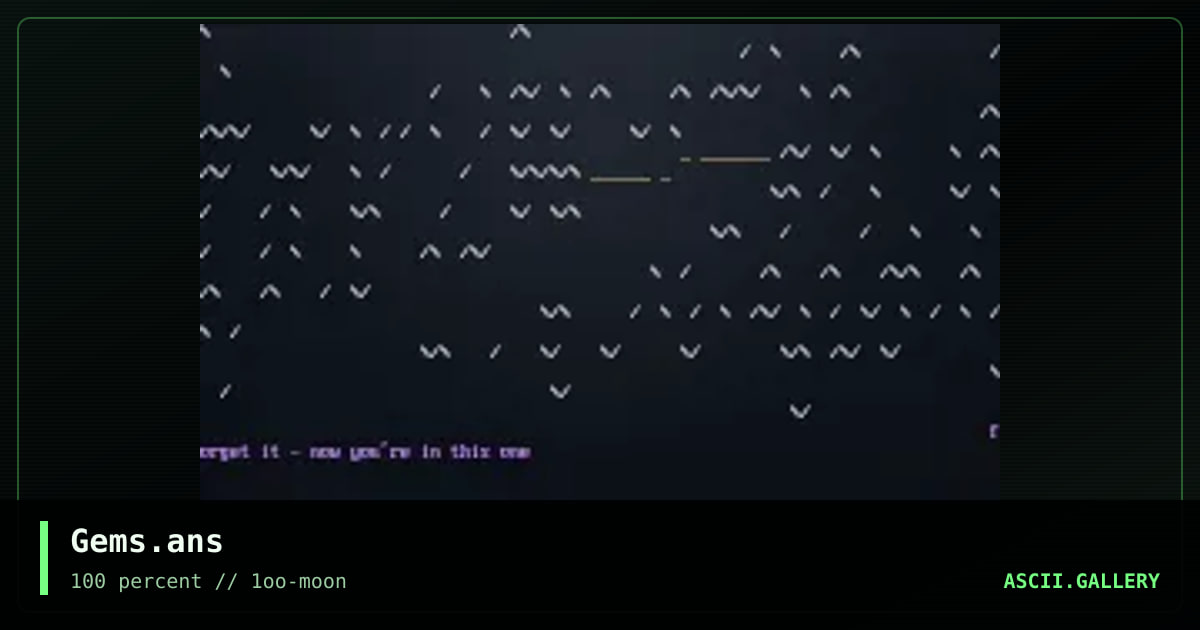 Gems.ans, by neurodancer, 1997