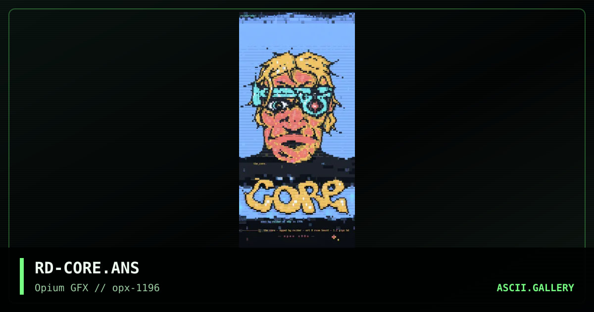 The c0re, by raider, 1996