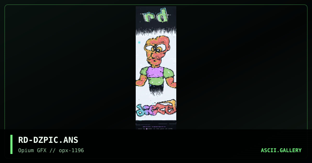 diezel intro pic, by raider, 1996