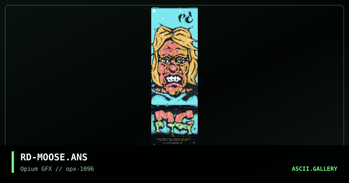 moose city !, by raider, 1996