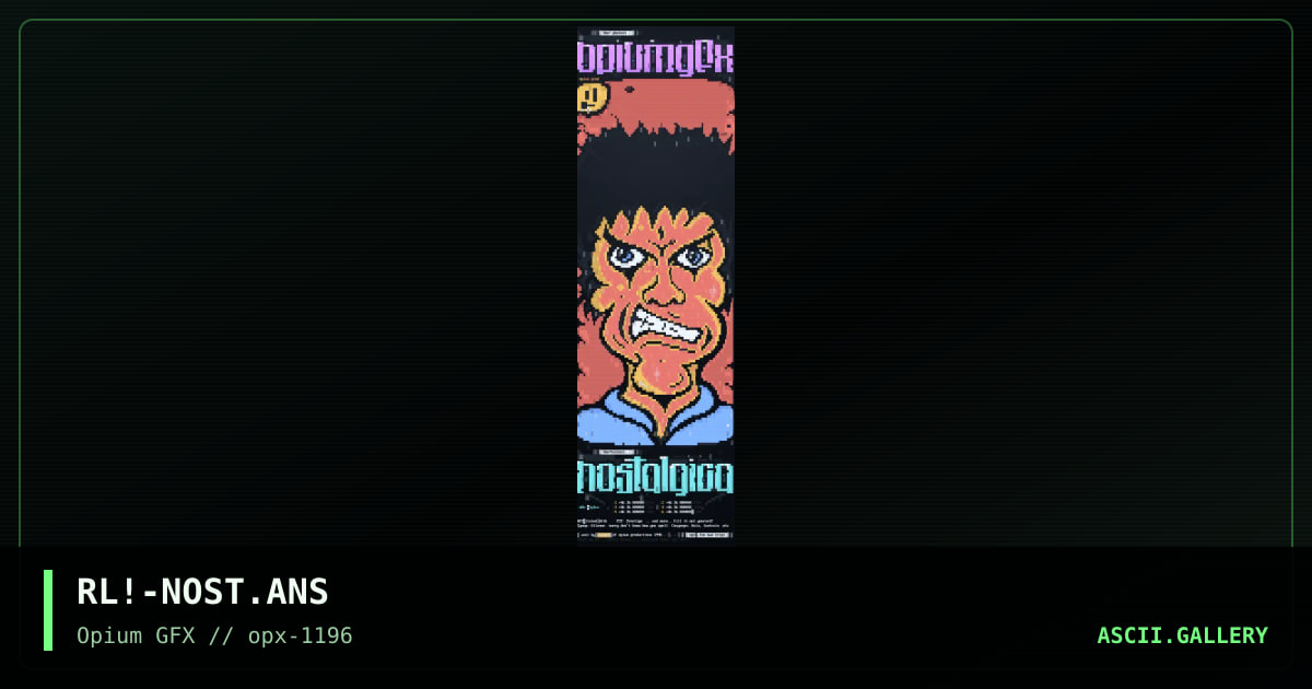 nOstalgica, by rawlock, 1996