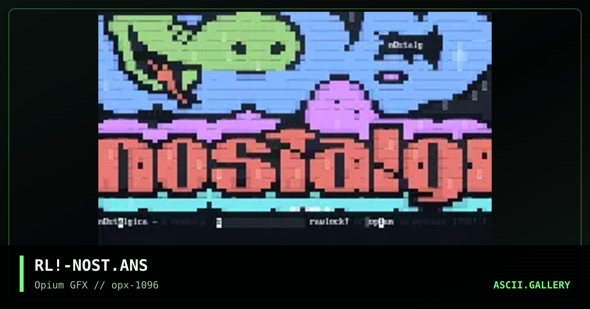 Nostalgica, by rawlock, 1996