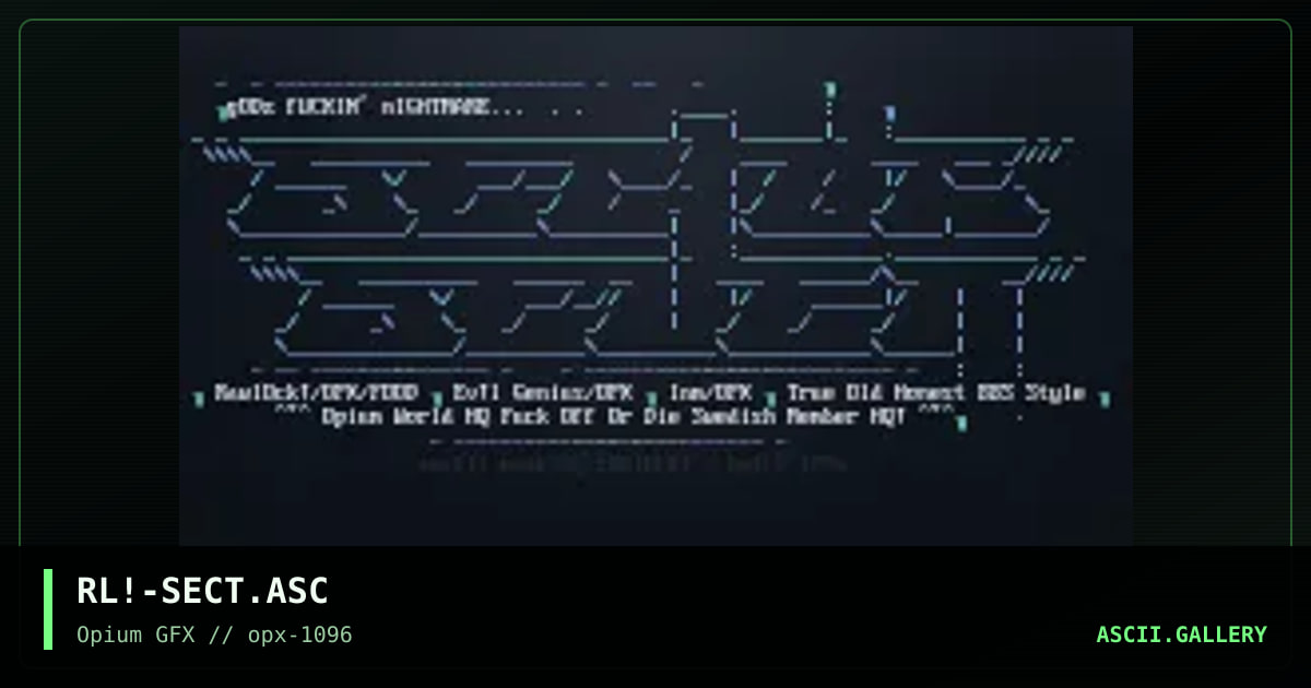 Sector Seven, by rawlock, 1996