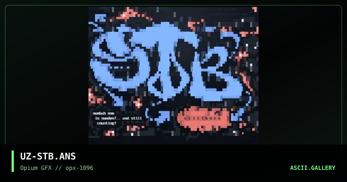 stillborn, by univerz, 1996