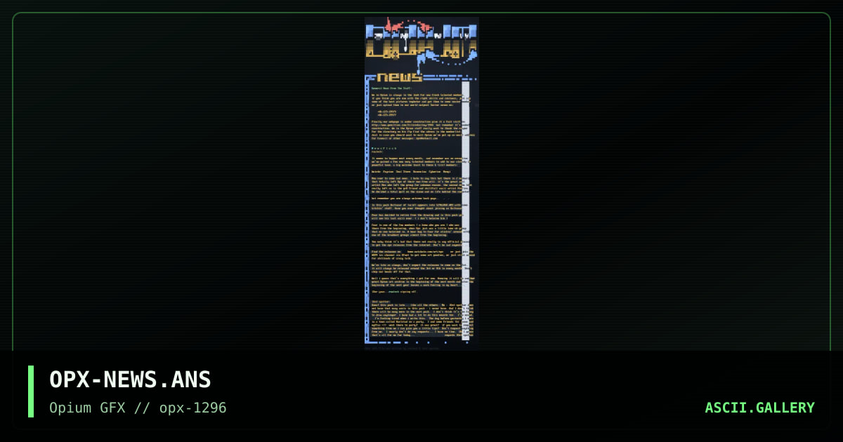 Decemer 1996 Newsfile, by rawlock, 1996