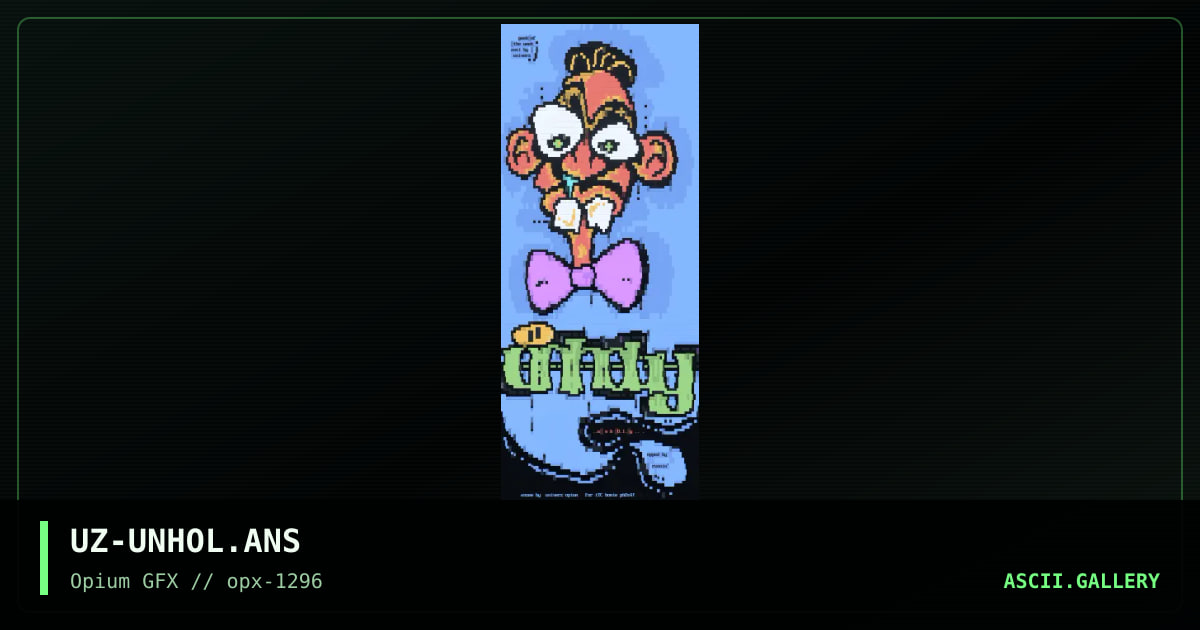 unholy, by univerz, 1996