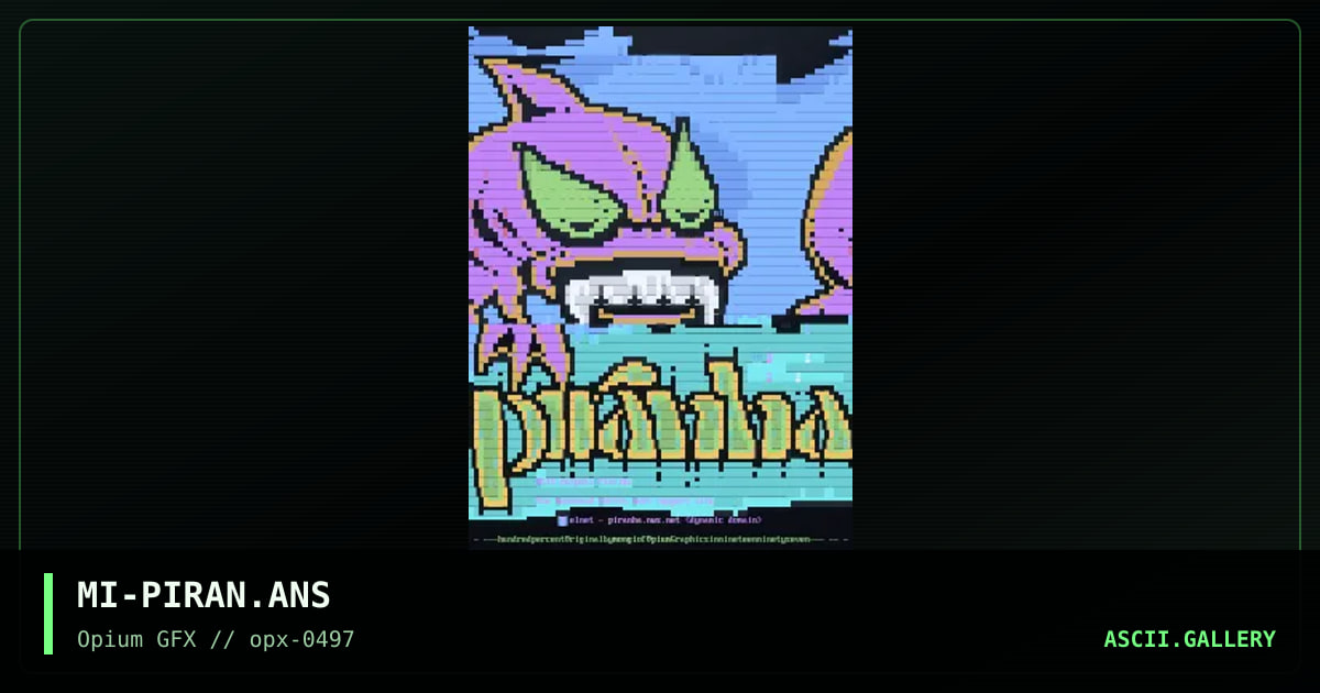 Piranha!, by mongi, 1997