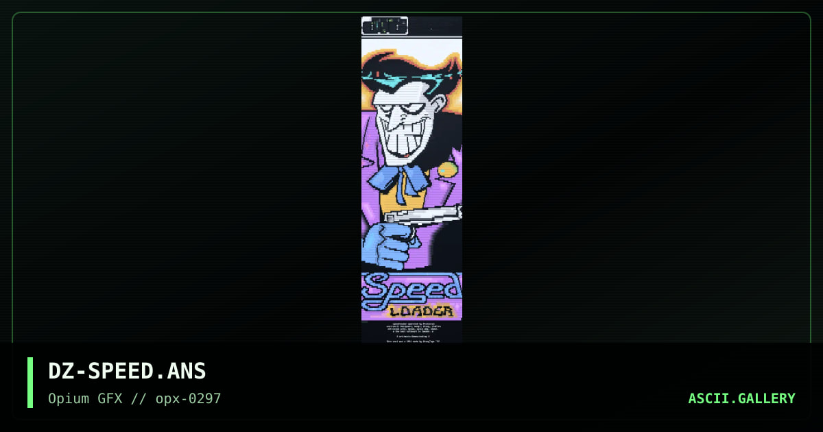 the joker from batman!, by dizzy, 1997