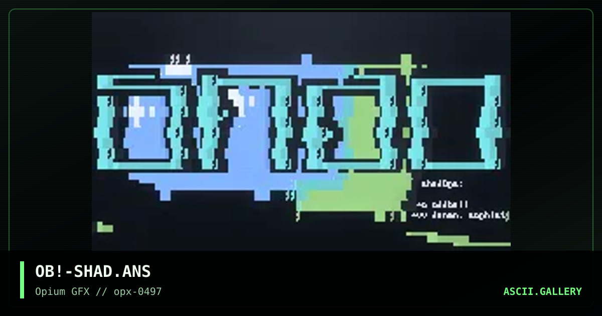 OB!-SHAD.ANS, by oddball, 1997