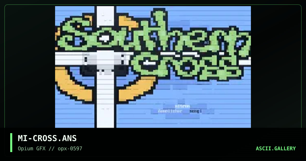 Southern Cross, by mongi, 1997