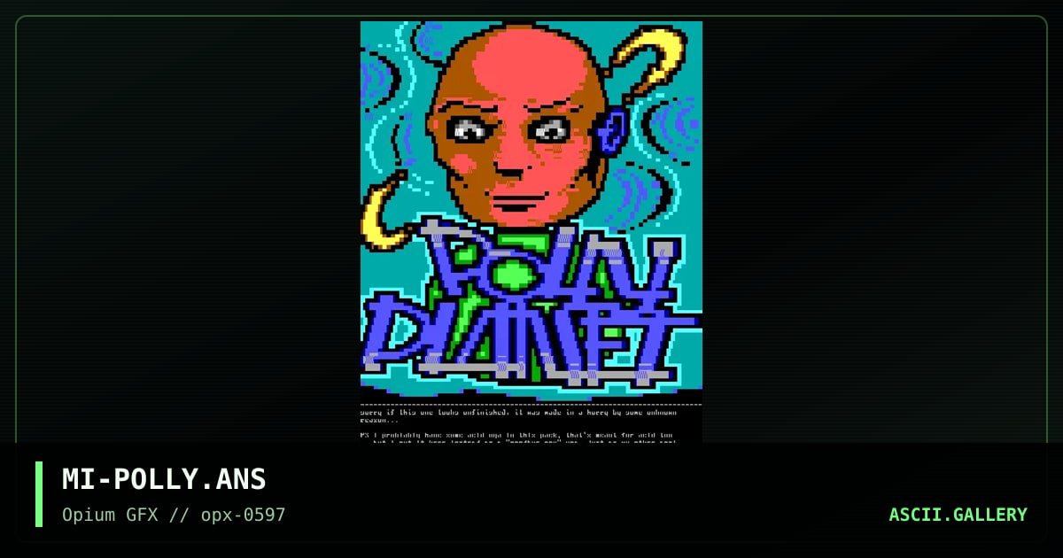 Polly Planet, by mongi, 1997