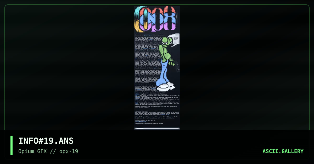 Information, by rawlock, 1998