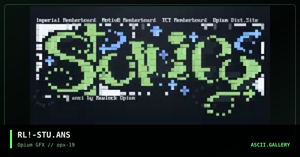 Stultify, by rawlock, 1998
