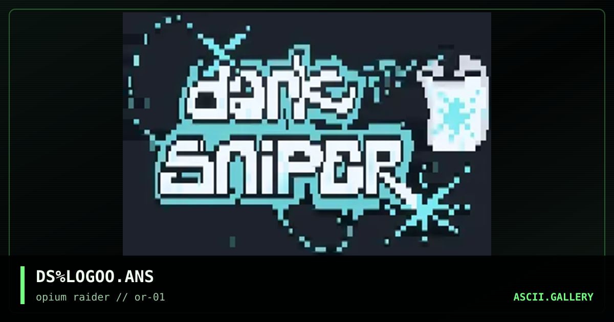 DS%LOGOO.ANS, by dark sniper, 1997