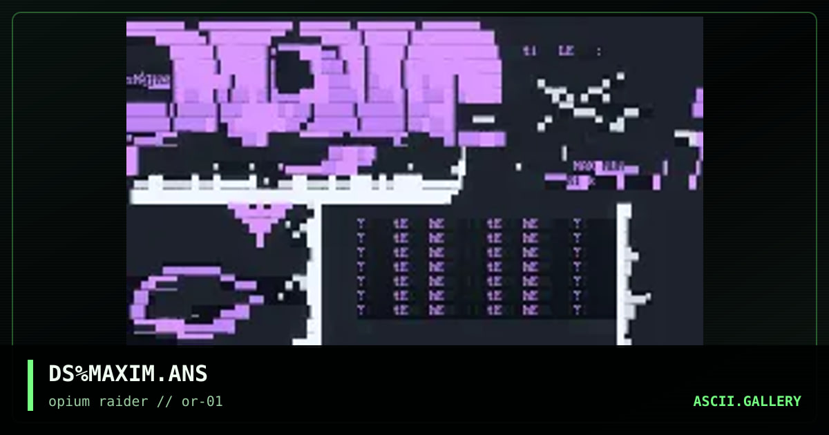 DS%MAXIM.ANS, by dark sniper, 1997