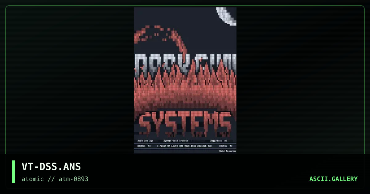 VT-DSS.ANS, by void traveller, 1993