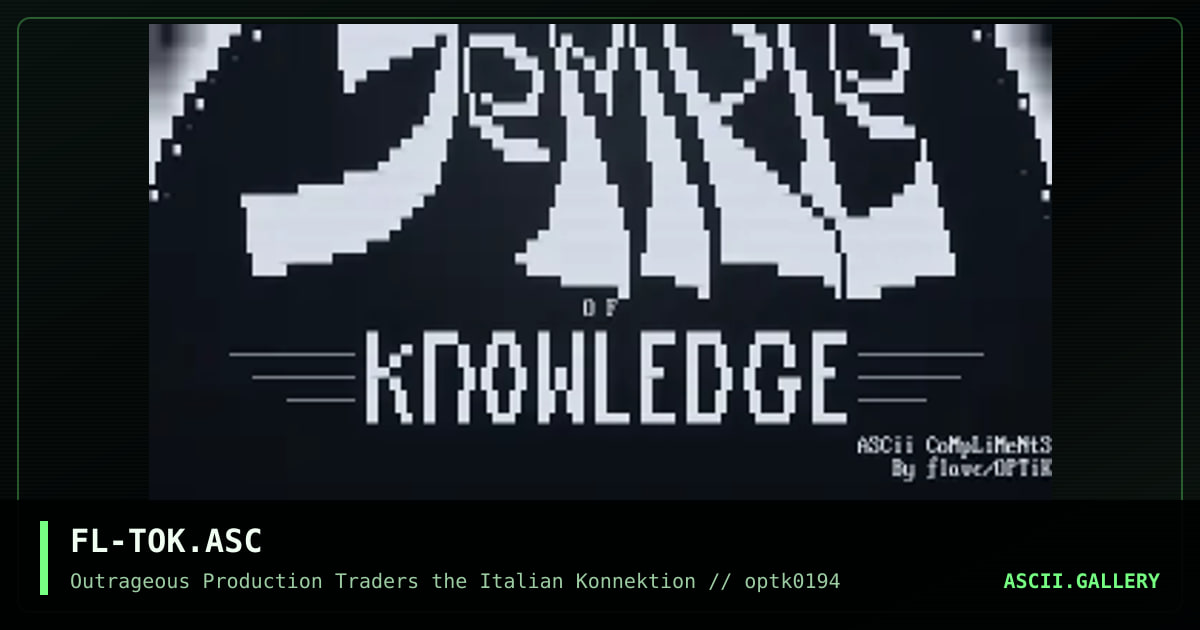 FL-TOK.ASC, by flave, 1994