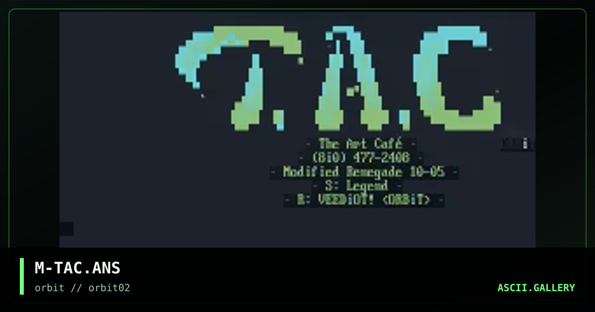 M-TAC.ANS, by untagged, 1995