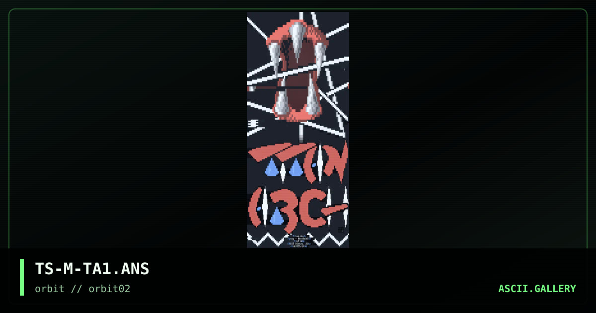TS-M-TA1.ANS, by tsunami surge, 1995