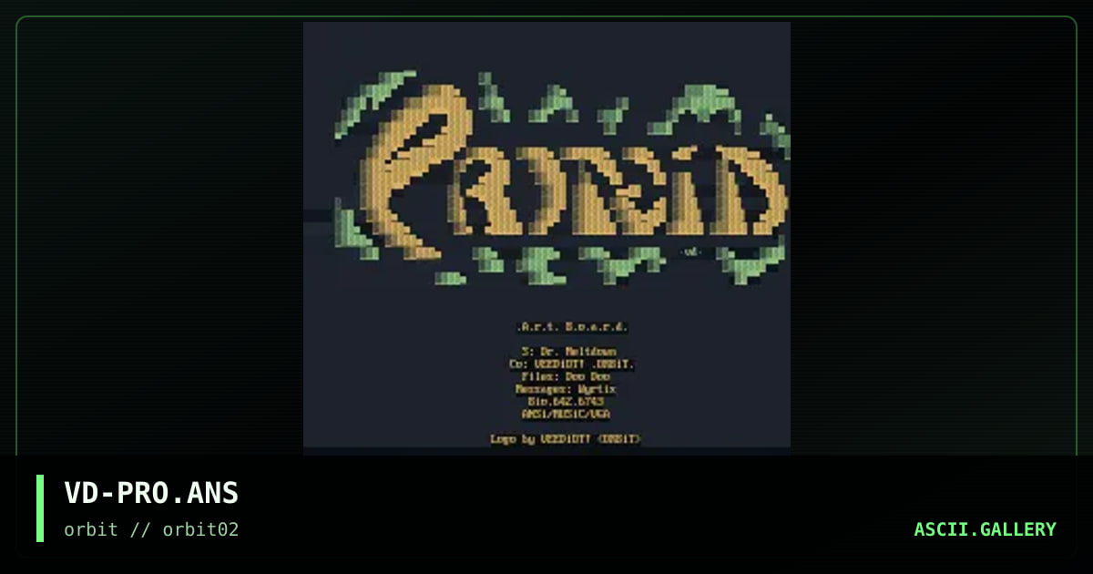 VD-PRO.ANS, by veediot, 1995